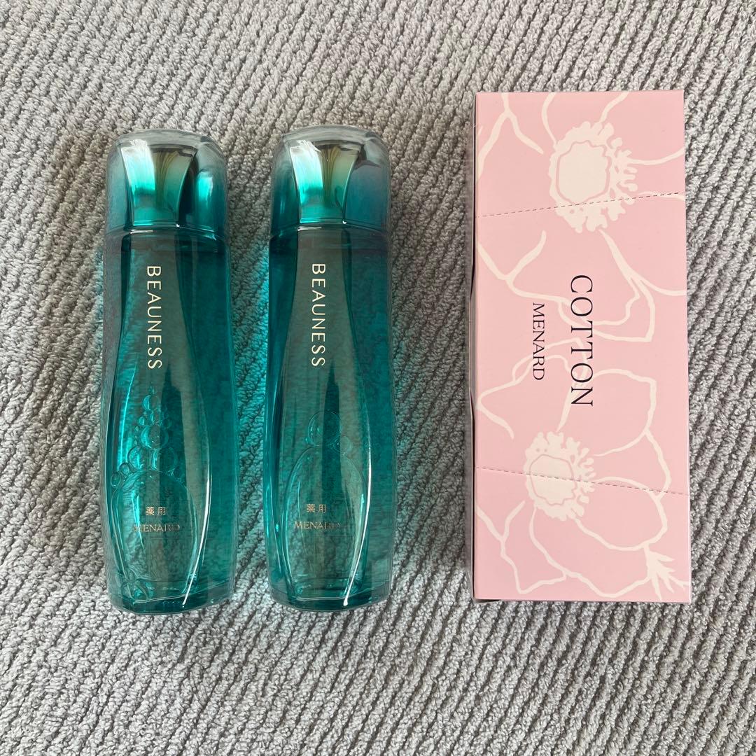 メナード 薬用ビューネリニューアル商品×2 コットンプレゼント