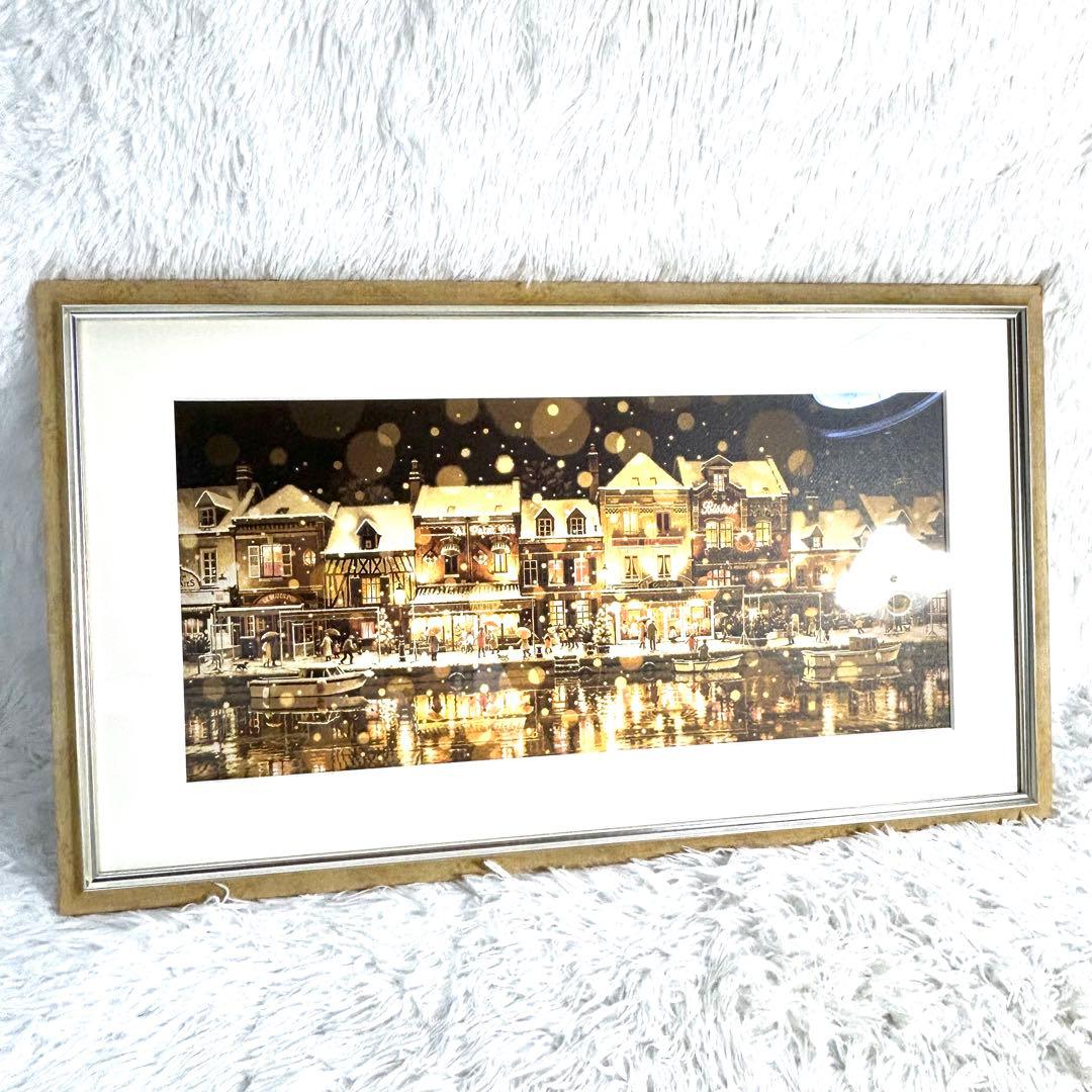 美品】笹倉鉄平 「サン・ルーに降る雪」 公式 ポスター - メルカリ