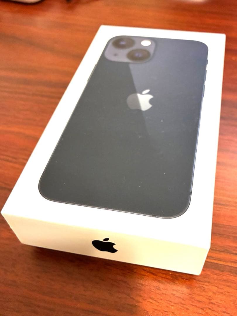 iPhone13 mini 256GB ミッドナイト+nimasoガラスフィルム