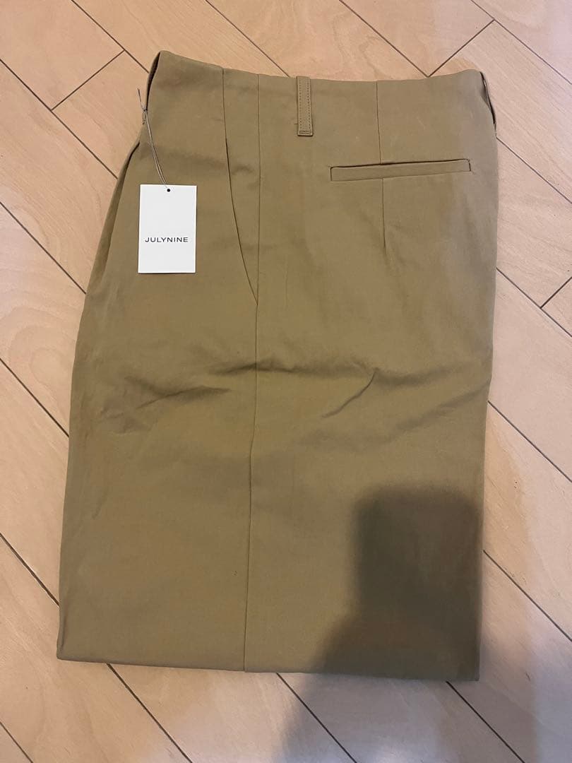 タグ付き 試着のみ チノパン ベージュ Mサイズ july nine - メルカリ