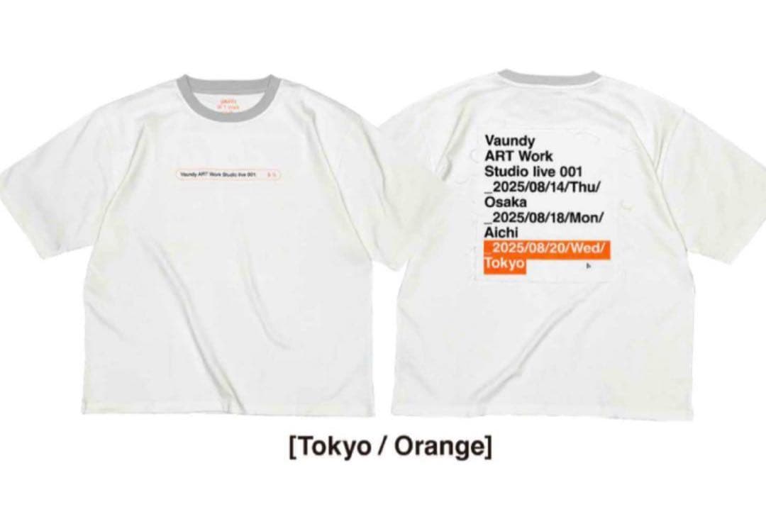 Vaundy ライブハウスツアーTシャツ 東京 - メルカリ