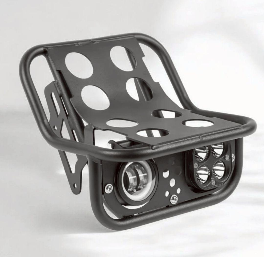 ハンターカブ CT125 LED デュアルヘッドライト フロントラック 一体型