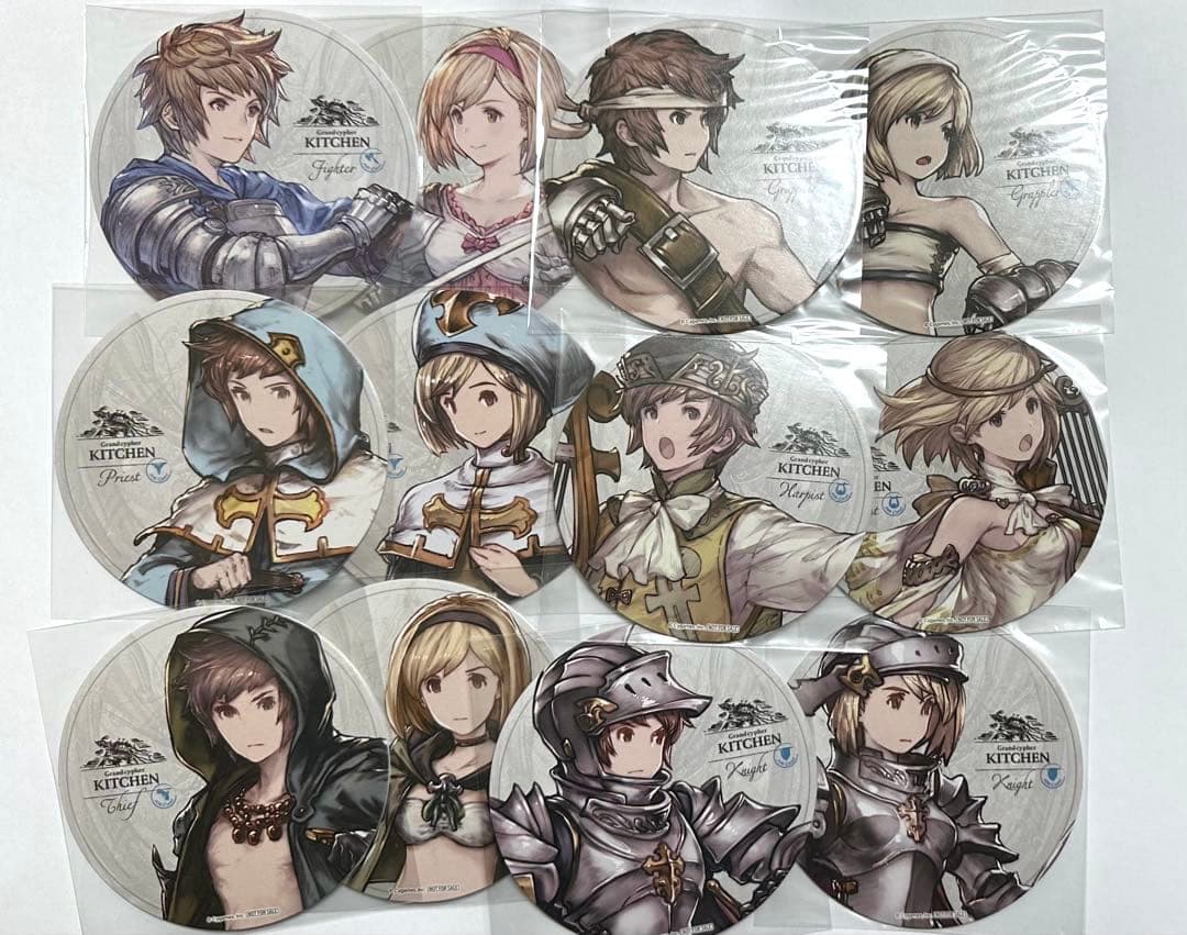 グラサイキッチン ジョブ コースター 第1弾 コンプリート - メルカリ