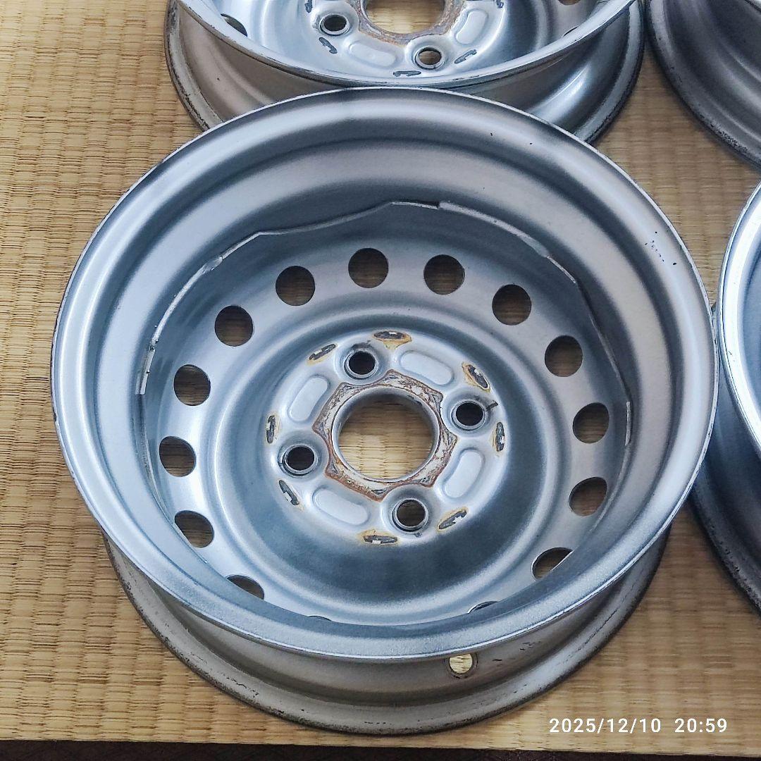12インチ 4.00B +40 PCD100 純正 ダイハツ 鉄ホイール