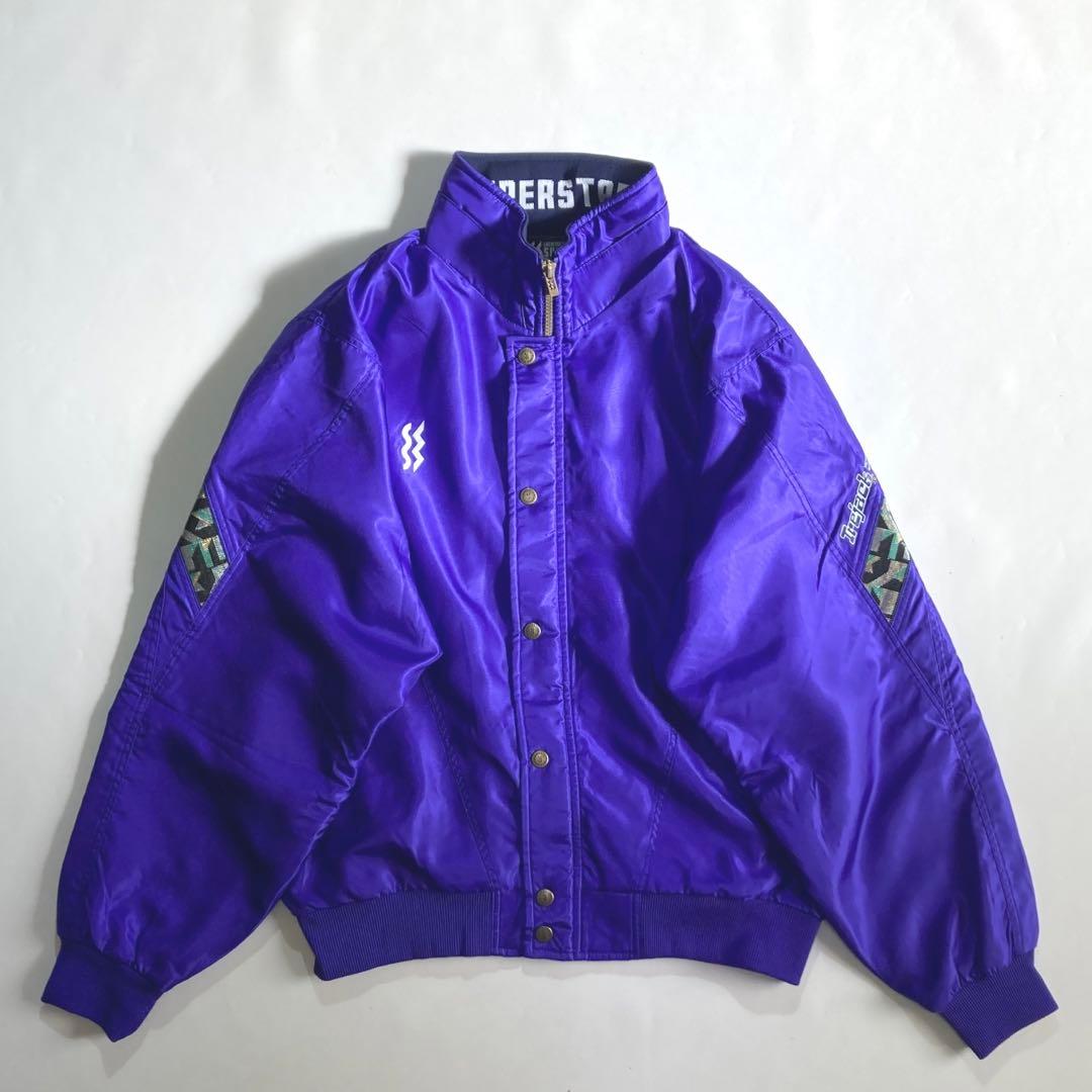 90s SUPER STAR ナイロン ジャージ セットアップ O 青紫 - メルカリ