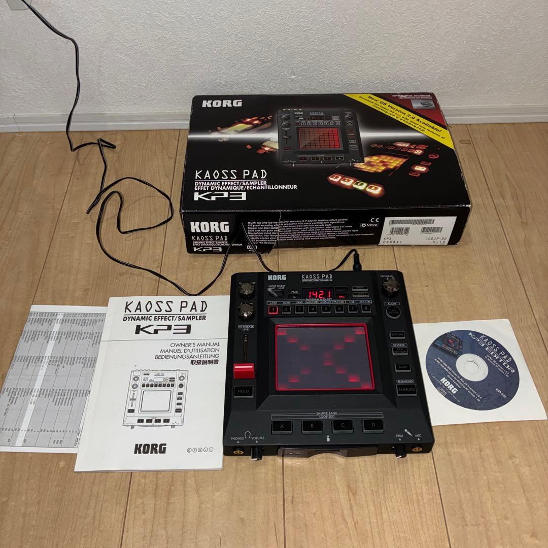 フルセット　KORG KAOSS PAD エフェクトサンプラーKP3動作確認済 Amazon | KORG コルグ DJ用エフェクター/サンプラー KAOSS PAD 3 KP-3