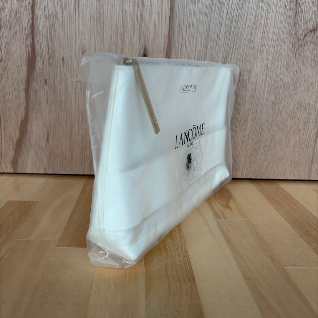 LANCOME ABSOLUE ホワイトポーチ ノベルティ 新品未使用 - メルカリ