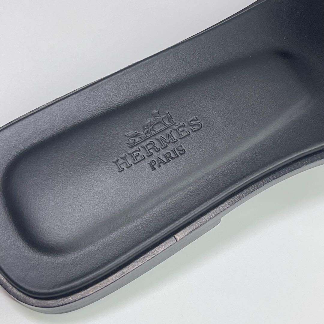 エルメス H ermes サンダル 《オラン》 38黒　新品未使用品