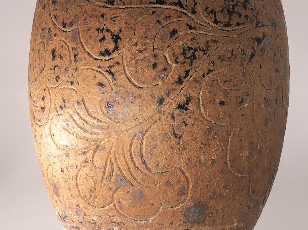 緑釉横口壺 】 大陸伝来蔵出品 博物館・資料館収蔵級