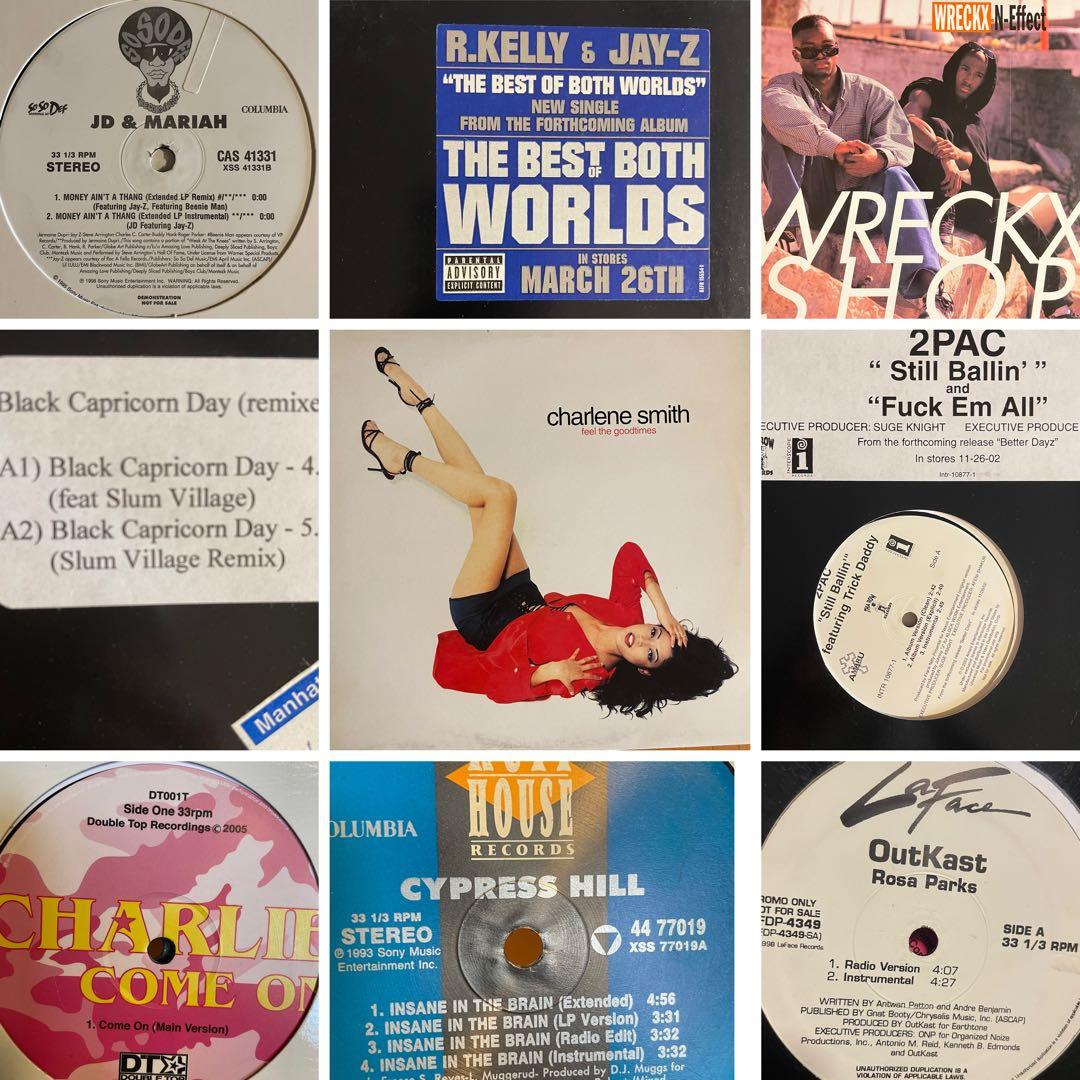 送料込】90's-00HipHopR&Bレコード50枚セット