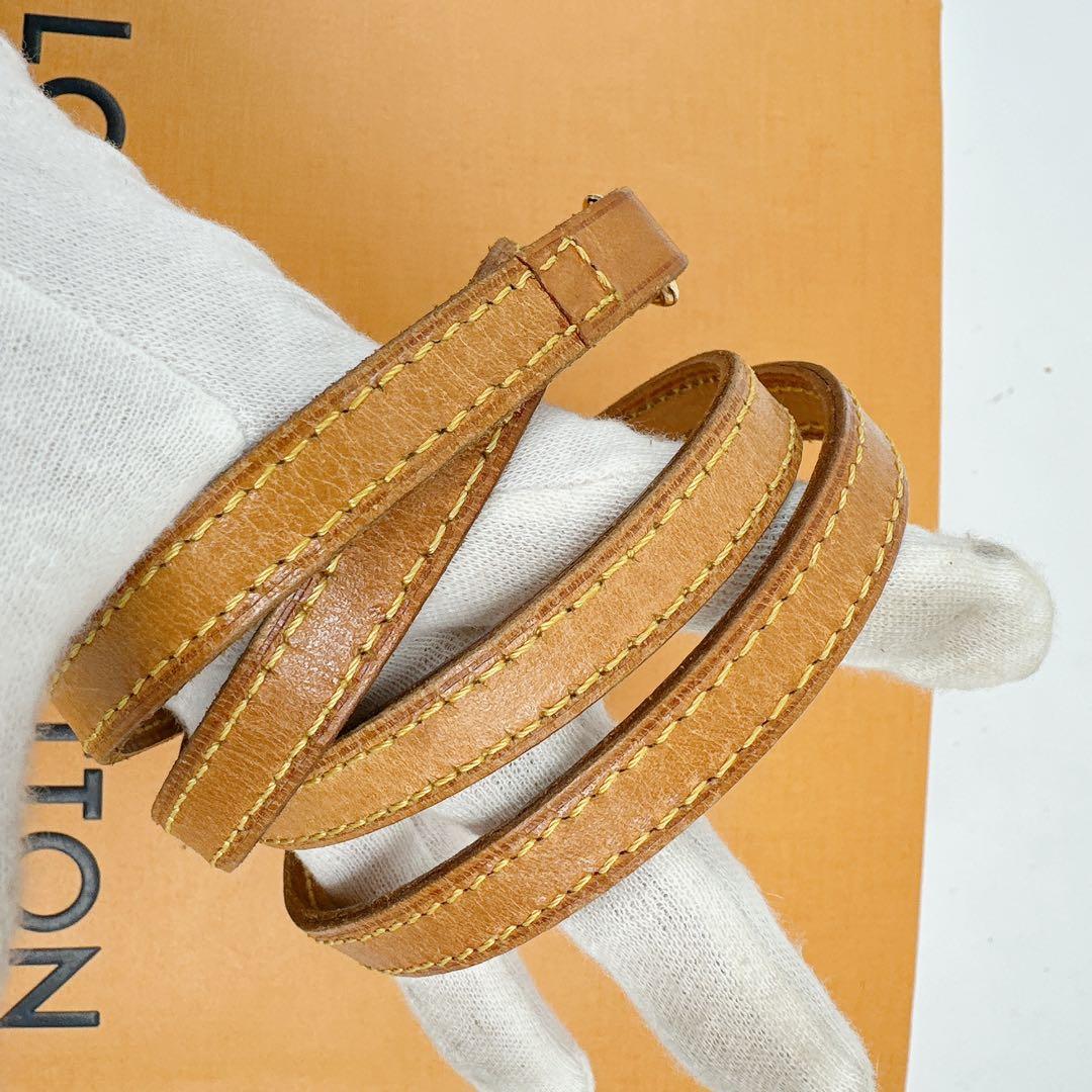 ルイヴィトン 純正 ヌメ革 ショルダーストラップ 細め - メルカリ