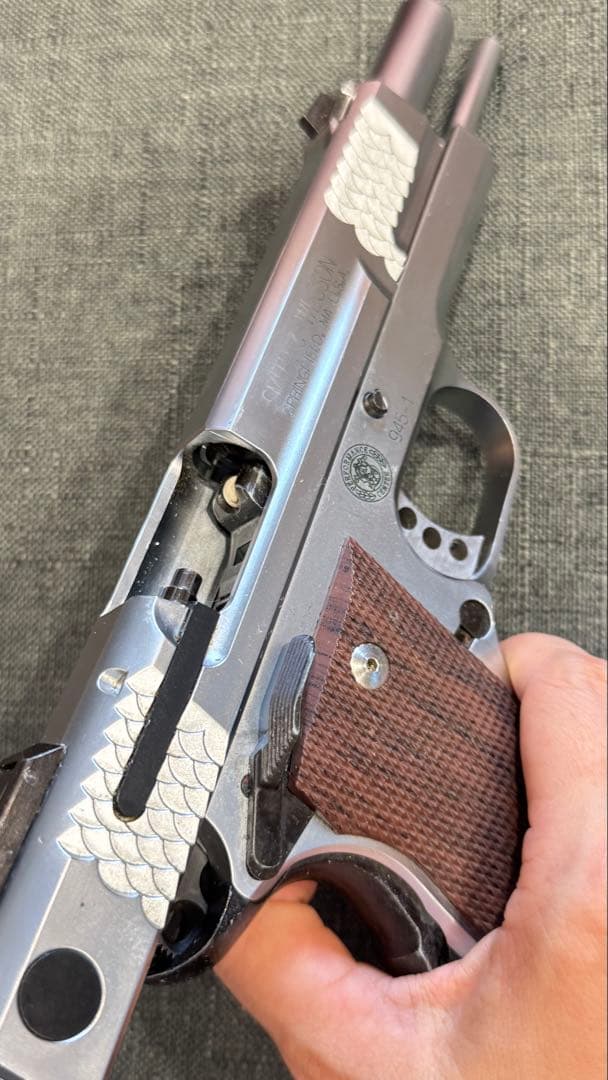 美品 KSC S&W M945 ステンレスシルバーモデル JASG安全基準適合 - メルカリ