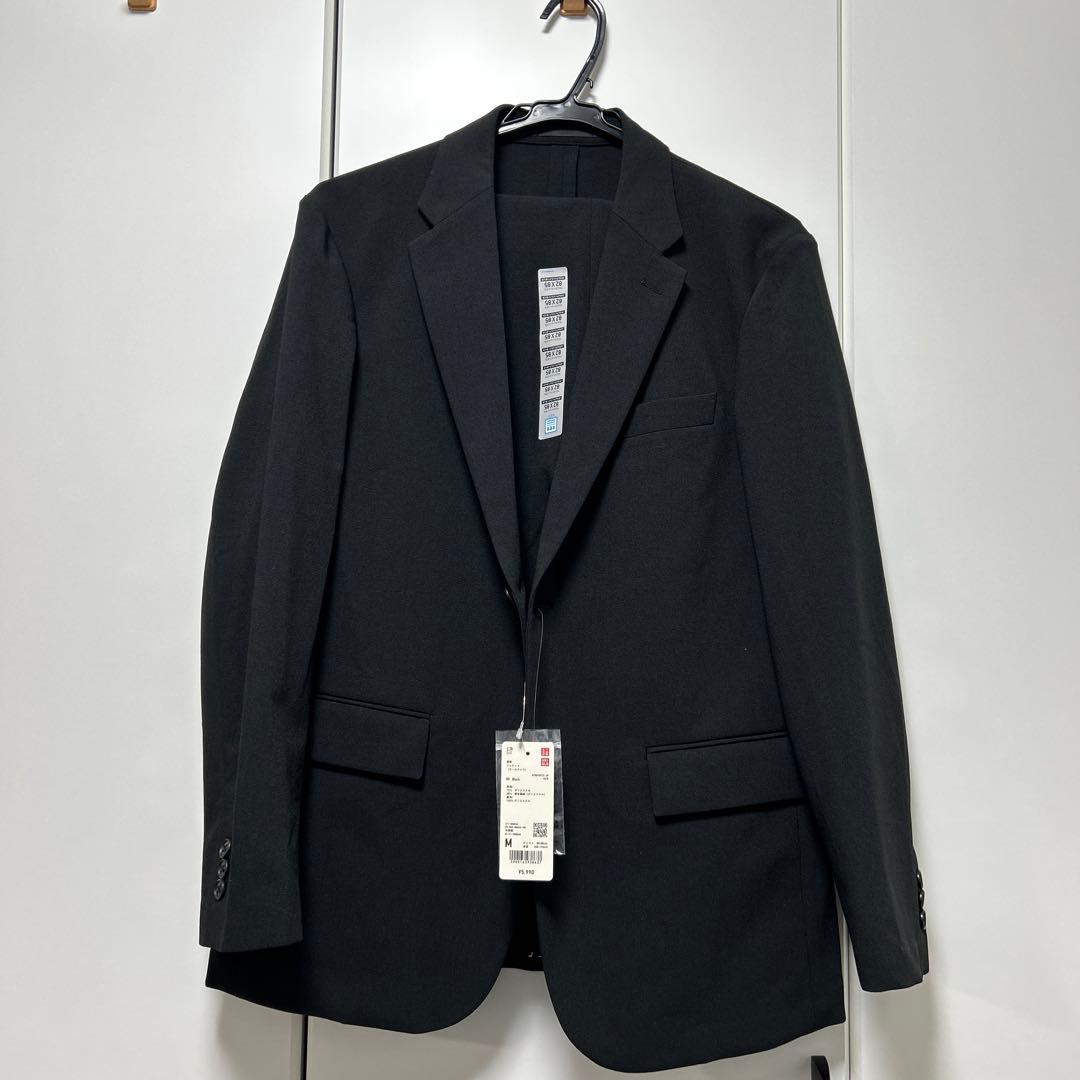 UNIQLO 感動ジャケット&感動パンツ ブラック・グレーセット（サイズ