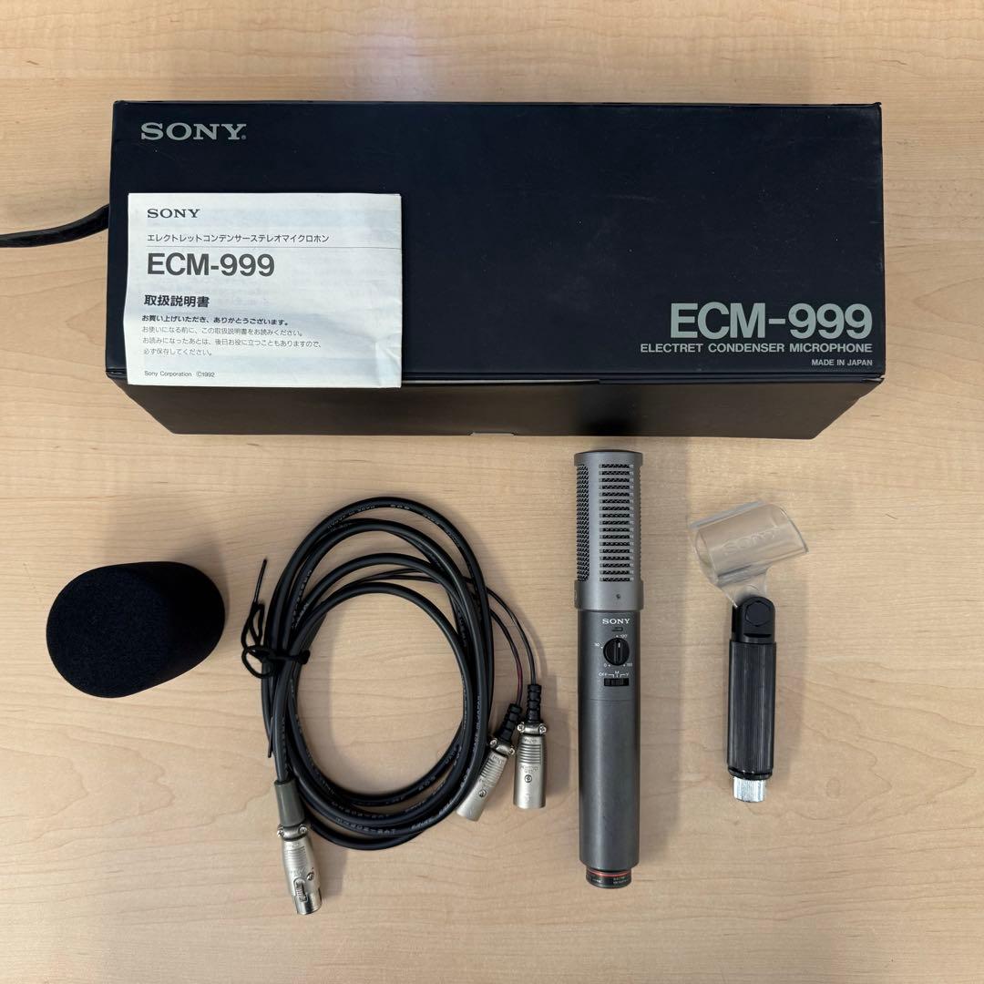 SONY バックエレクトレットコンデンサーマイクロホン ECM-999 - メルカリ