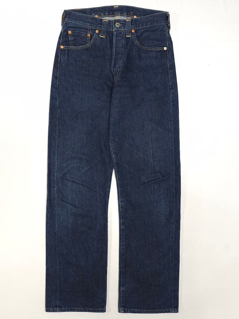 濃紺！米国製リーバイス☆201XXヴィンテージ復刻ジーンズ32ビッグE