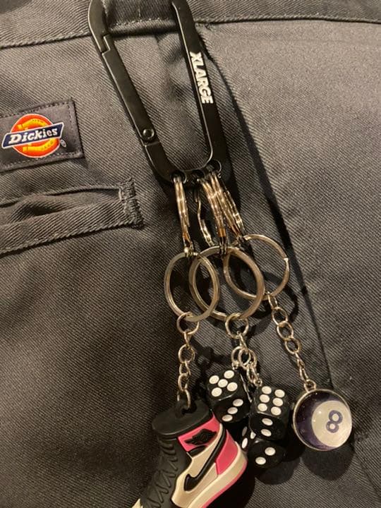 XLARGEカラビナ新品ストリートキーホルダー【まとめ売り】セットstussy
