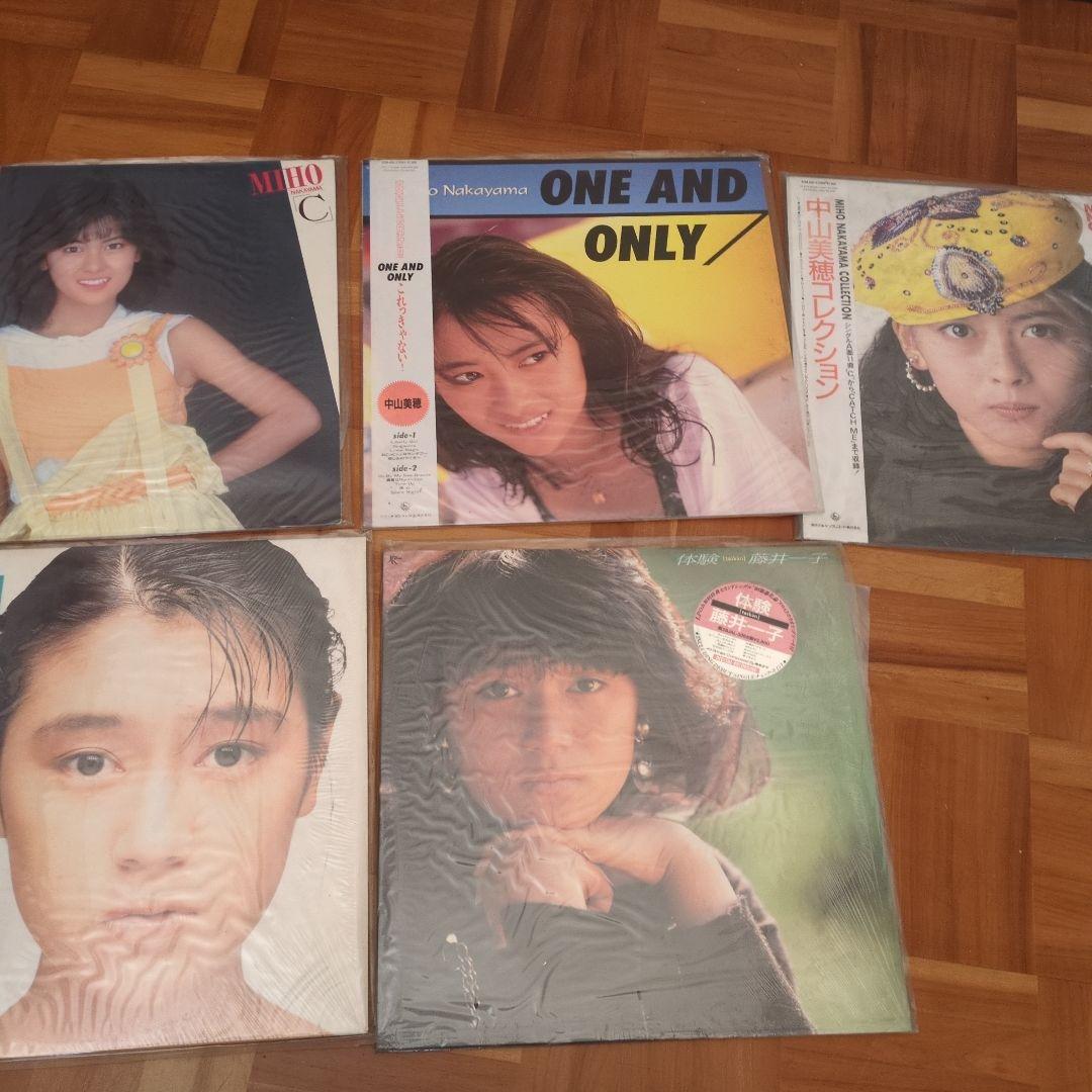 中山美穂 LPレコード 3枚 藤井一子LPレコード2枚 - メルカリ