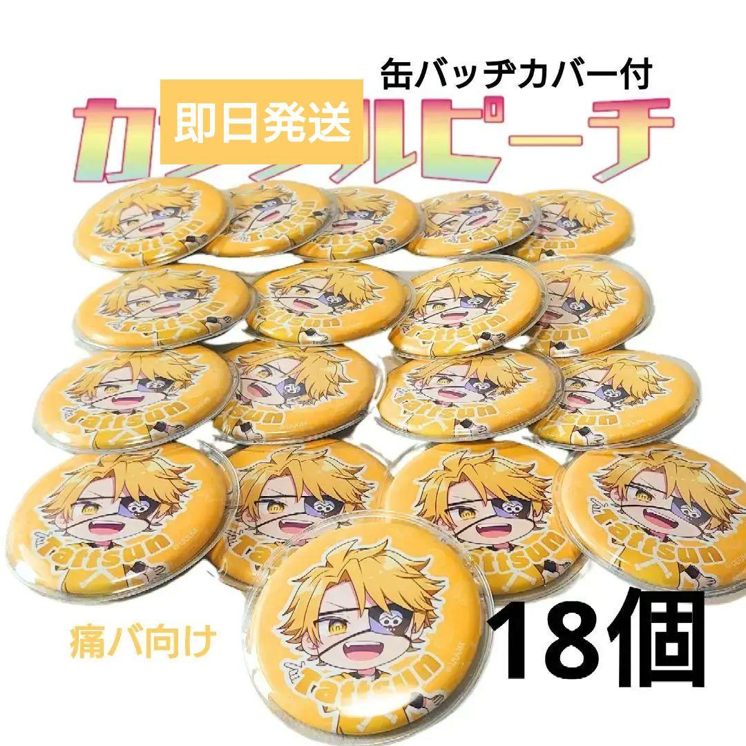 カラフルピーチ たっつん 缶バッヂ18個 まとめ売り - メルカリ