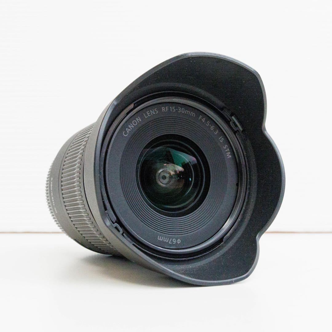Canon RF15-30㎜ F4.5-6.3 IS STM 純正フード付