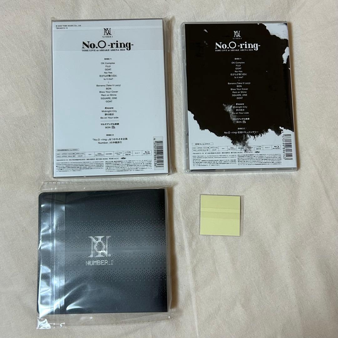 Number_i 「No.O -ring-」初回限定+通常セット