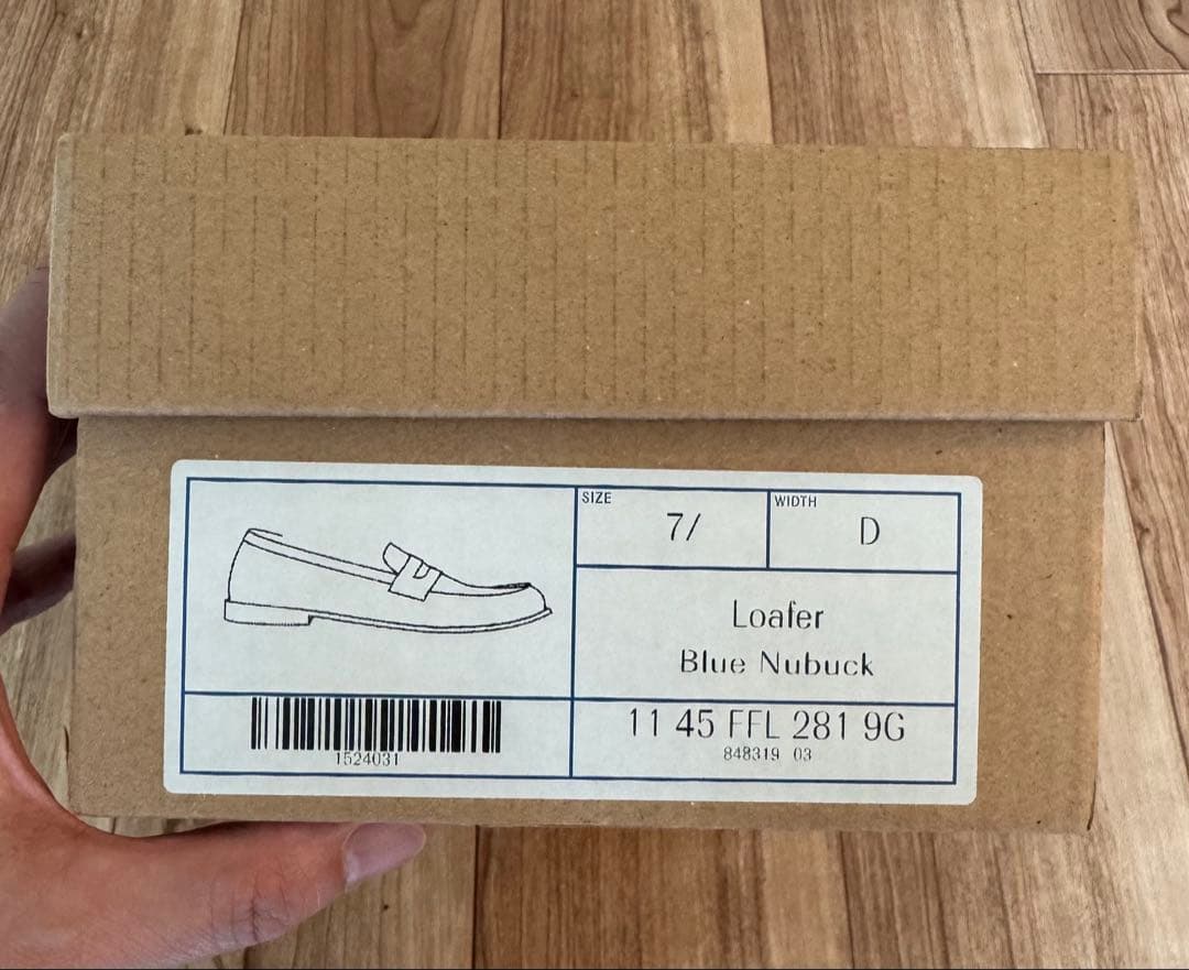 J.M. WESTON ル・モック ブルーヌバック 7.5Ｄ　純正ツリー付き