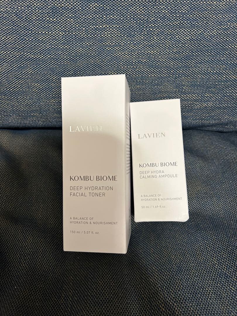 LAVIEN KOMBU BIOME トナー＆アンプルセット コンブバイオームディープハイドレーションフェイシャルトナー