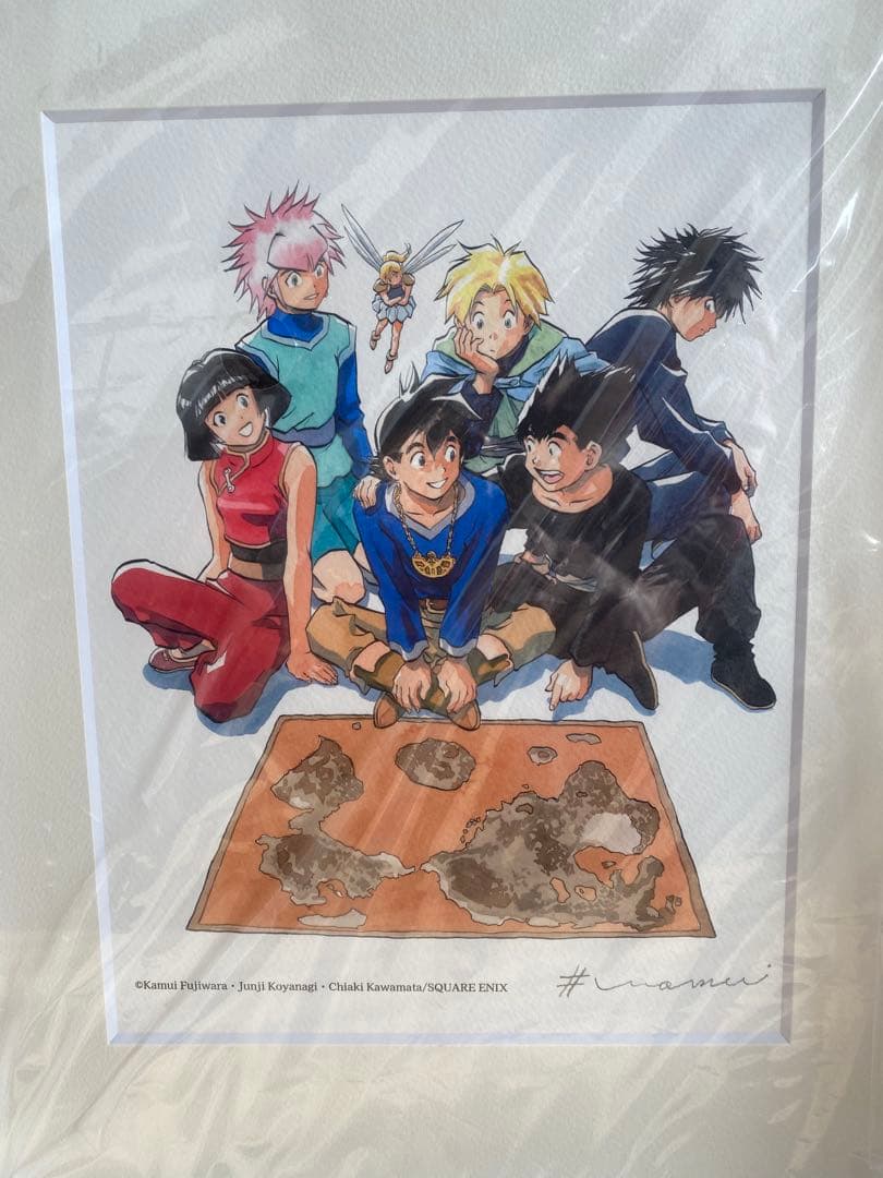 藤原カムイ先生直筆サイン入りロト天展限定複製原画 - メルカリ