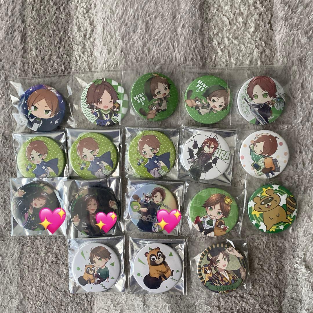 浦島坂田船 うらたぬき 缶バッジ まとめ売り - メルカリ