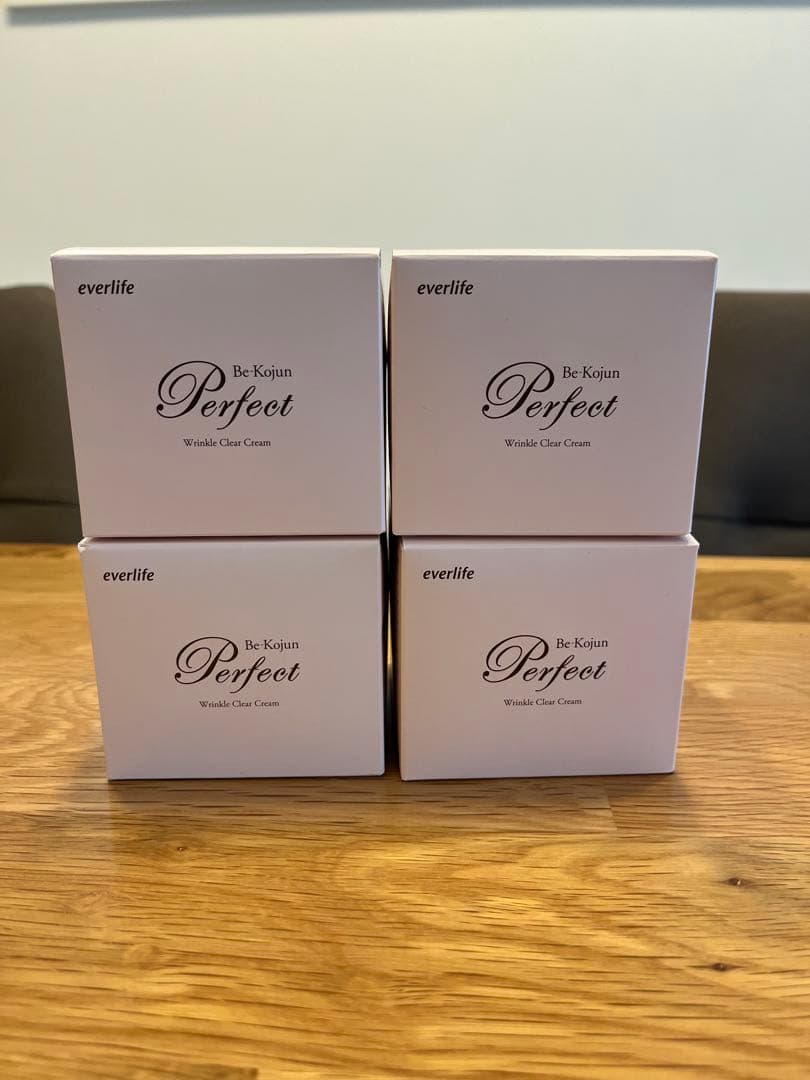 everlife Be-Kojin Perfect リンクルクリーム 4個セット 新品】美・皇潤パーフェクト リンクルクリアクリーム 4個セット - メルカリ