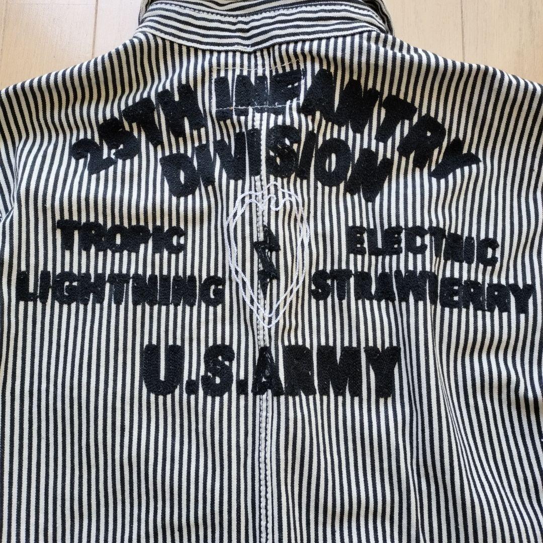 AVIREX アヴィレックス ヒッコリー柄 つなぎ オーバーオール - メルカリ