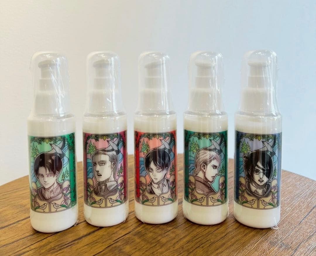 進撃の巨人　ヘアミルク(未使用)リヴァイ 進撃の日田 ヘアミルク 【リヴァイ】（洗い流さないトリートメント