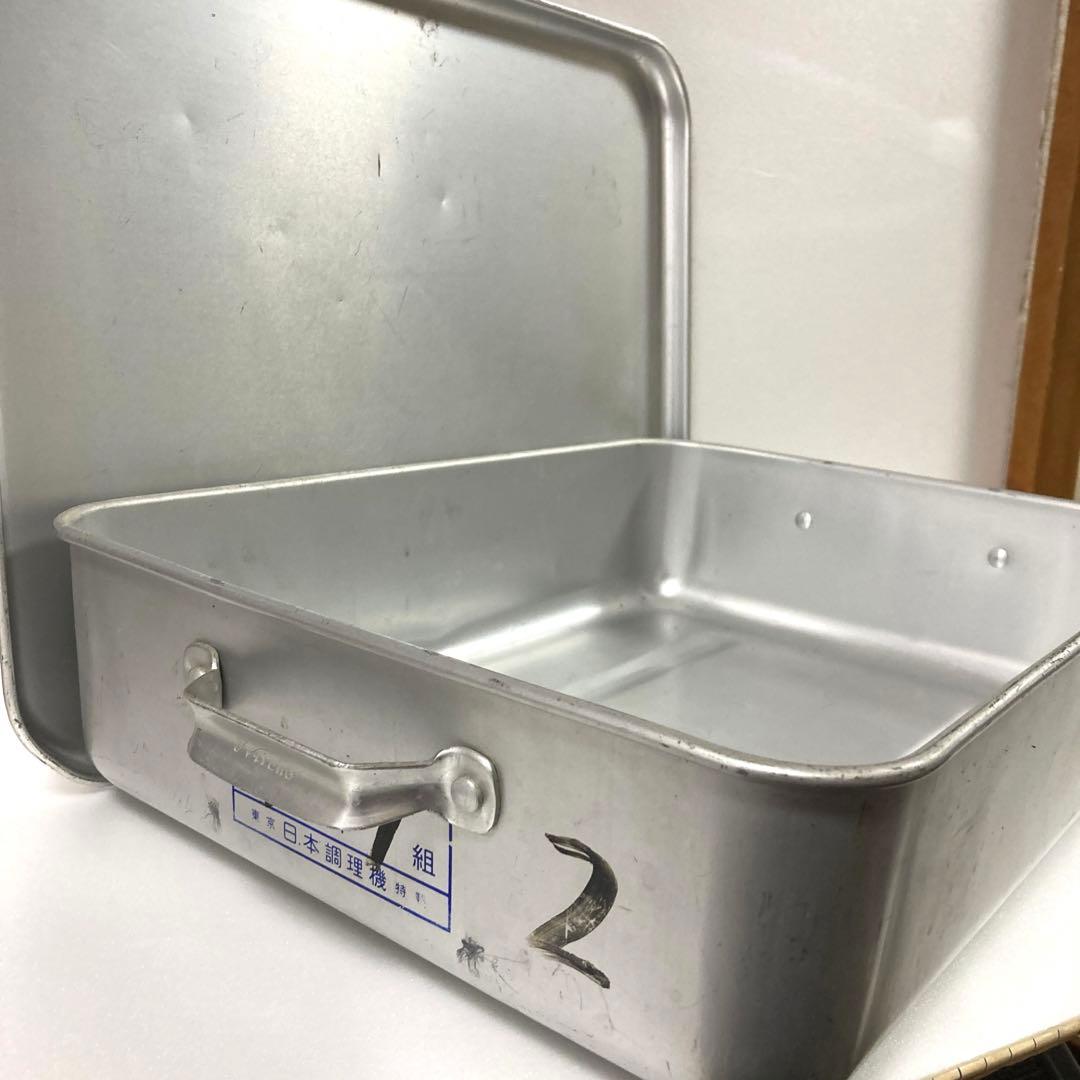 昭和レトロ】 給食 アルミ ケース アルマイト - メルカリ