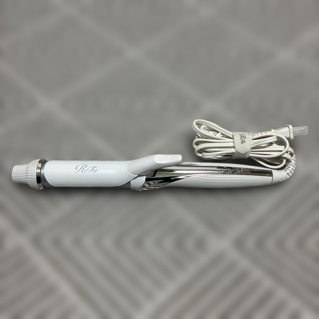 ReFA カールヘアアイロン 32ミリ　ホワイト・シルバー 国内正規品】リファ カールアイロン プロ 32mm ホワイト Φ32 RE-AW-02A