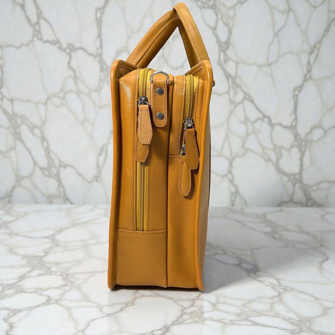 《美品》INDEED インディード ビジネスバック ブリーフケース 収納多め