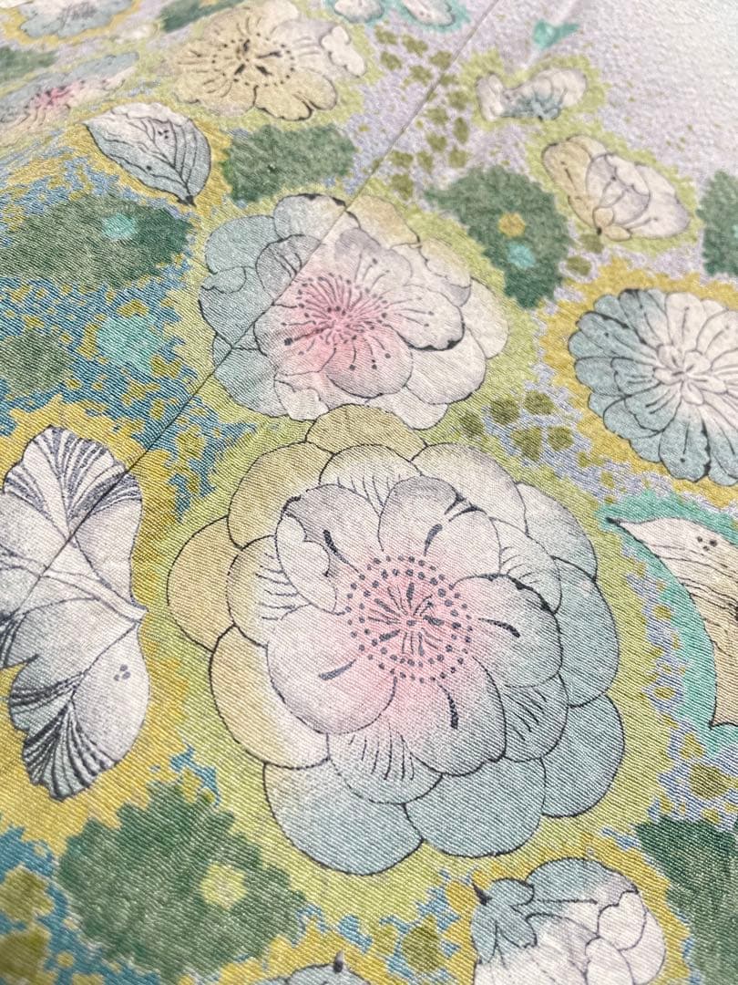 訪問着フルセット 辻ヶ花 絞り しつけ糸付き 正絹 入学式 卒業式