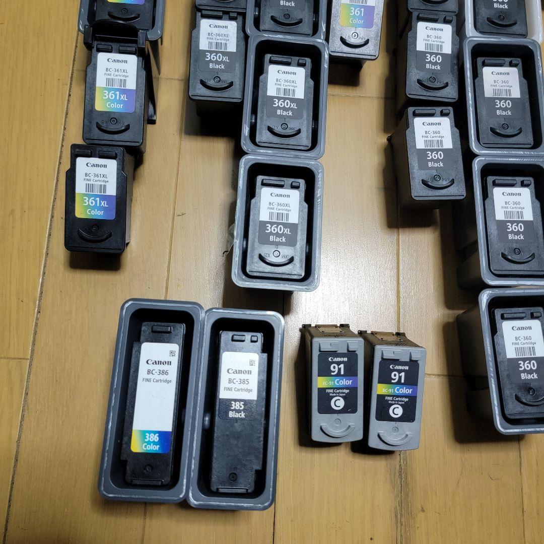 《キヤノン純正使用済み空インクカートリッジ》 BC系各種計90本