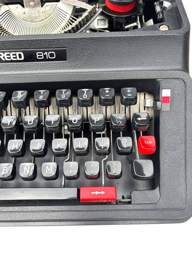 希少 激レアビンテージ】SILVER REED 810 タイプライター 動作品