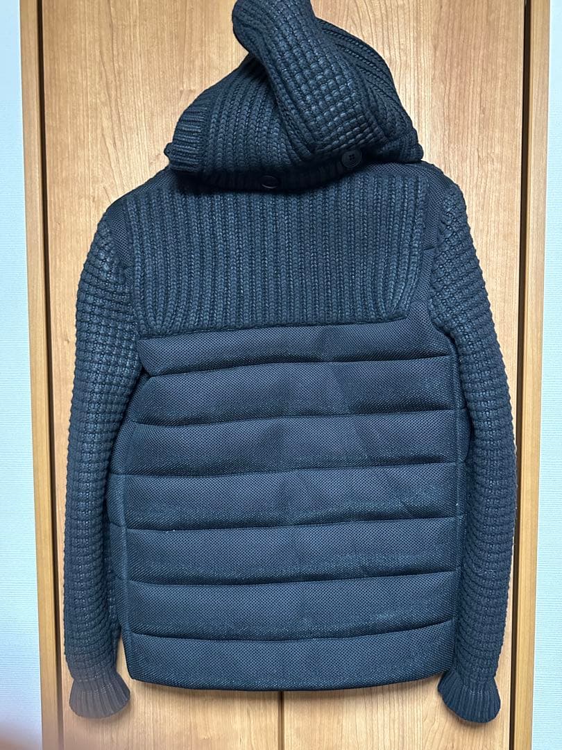 Bark ダッフルコート ニット&ダウン BLACK