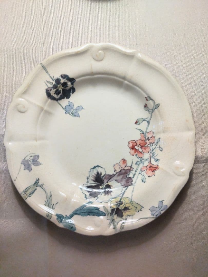 フランス アンティーク ジョワジールロワ choisy le roi 深皿 - メルカリ