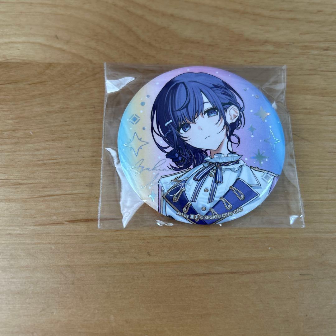 プロセカ推し活グッズ 朝比奈まふゆ エピカ箔押し 5周年記念缶バッジ
