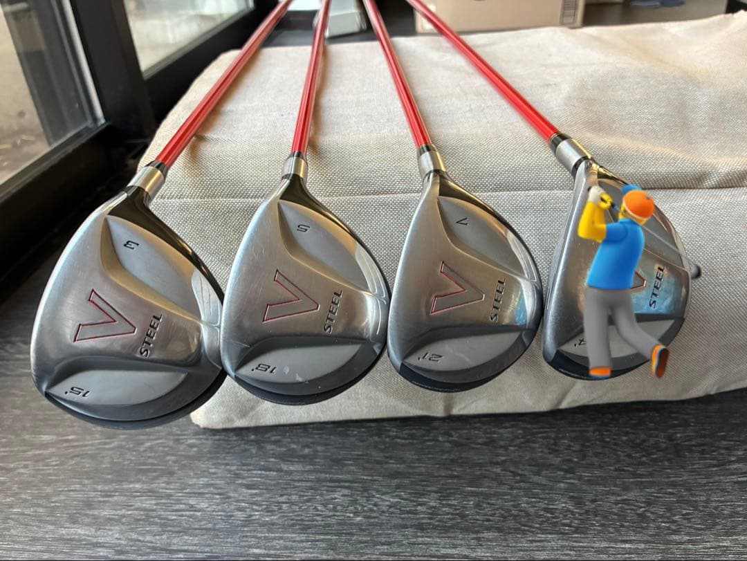 テイラーメイド　V Steel フェアウェイウッド 3本セット テイラーメイド Vスチール フェアウェイウッド 3本セット - メルカリ