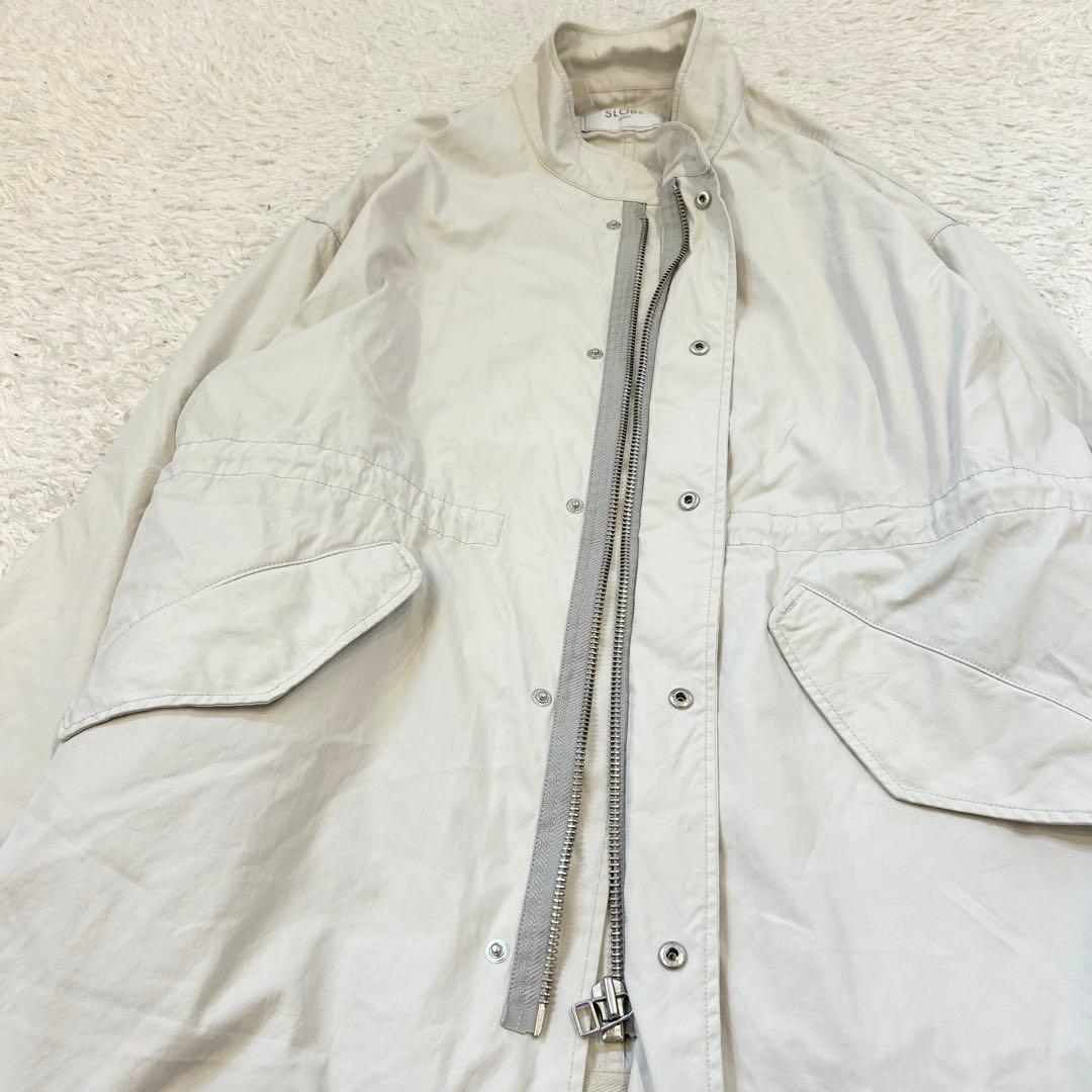 スローブイエナ 3WAYモッズコート ホワイト グレー ライナー付き 36