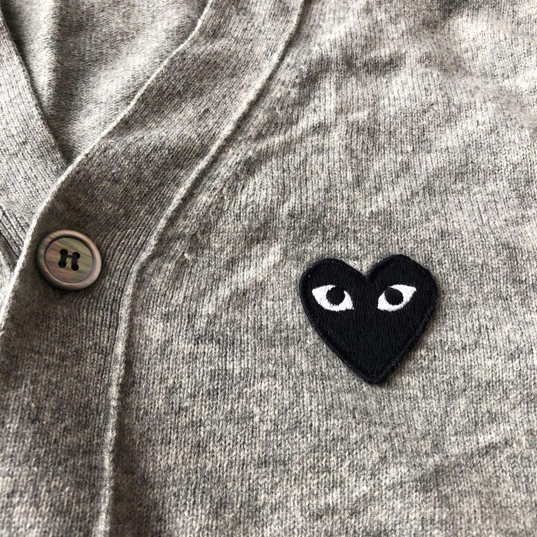 COMME des GARÇONS PLAY グレー カーディガン S - メルカリ