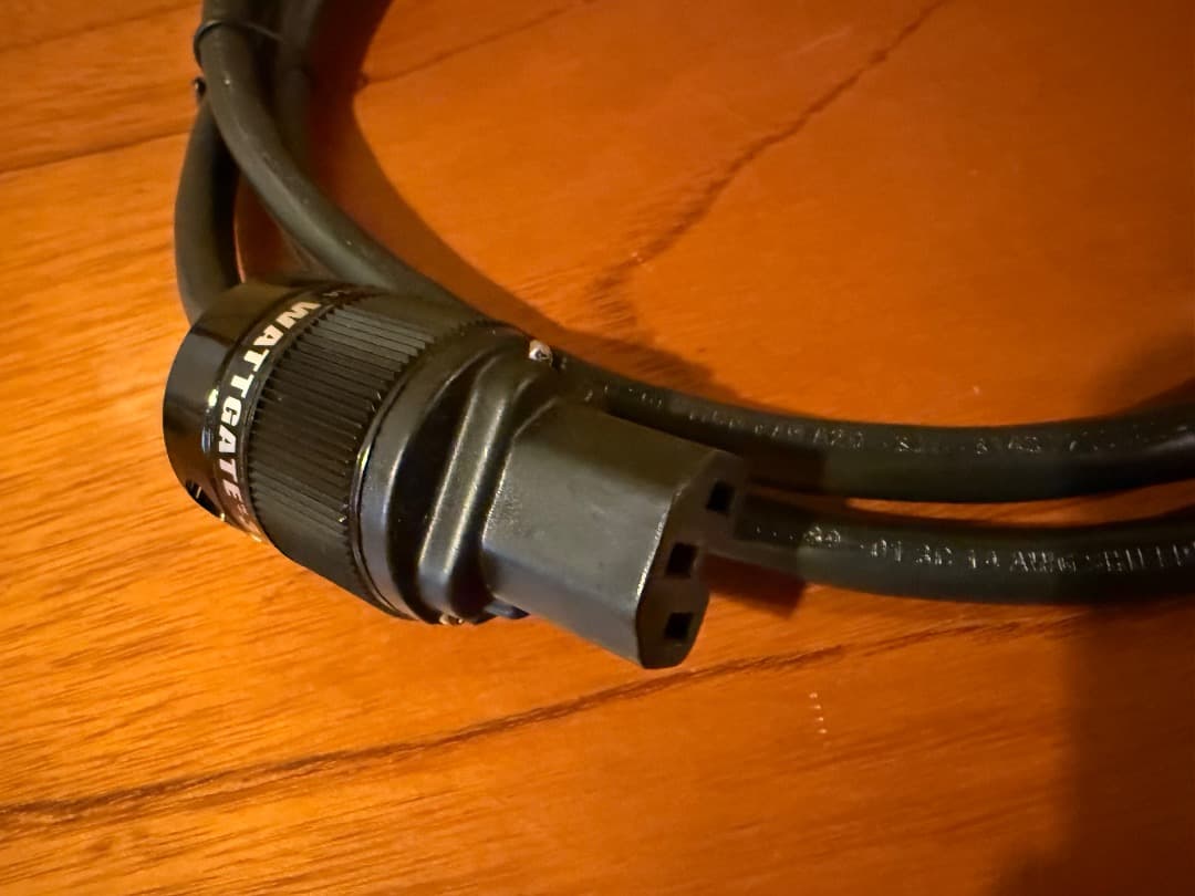 Wattgate シールド電源ケーブル 非メッキプラグ プロケーブル 1.5m③