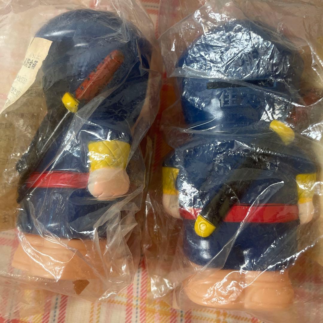 忍者ハットリくん 住友銀行 ソフビ 貯金箱 2個セット 当時物 - メルカリ