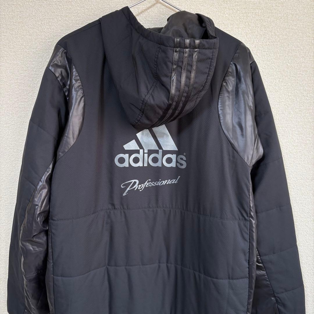 超美品】adidas professional 中綿ベンチコート 3XO