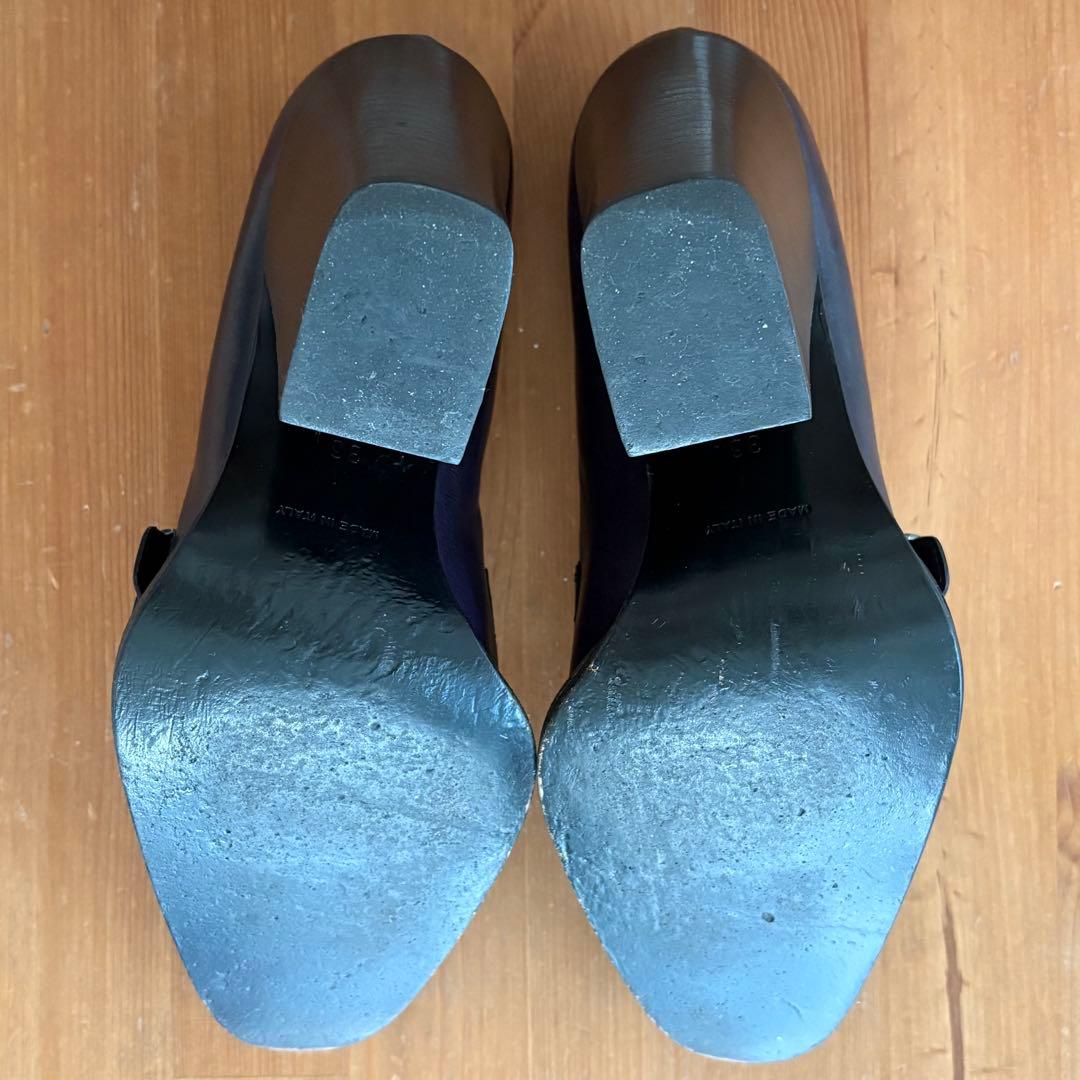 超希少！ MIU MIU 約20年前の商品 ハイヒール 濃紫 ヴィンテージ