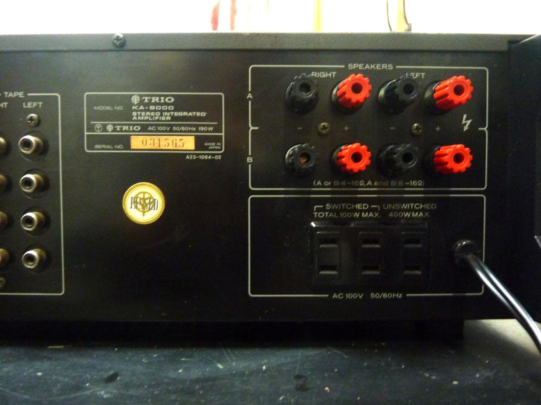 トリオ KA-8000 片側パワトレ交換のためジャンク扱い - メルカリ