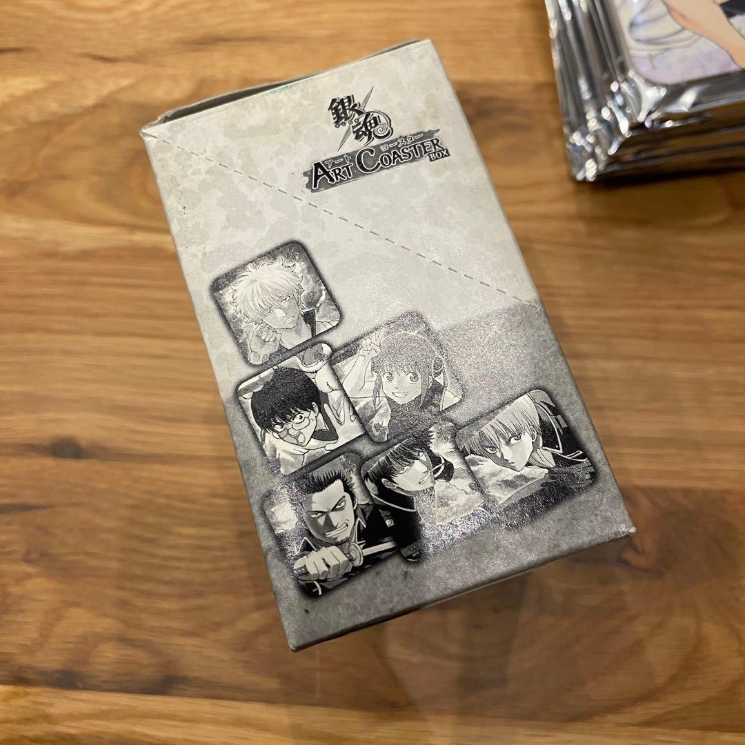 銀魂 アートコースター 第1弾 BOX 48枚 コンプ 封入特典付き レア 限定