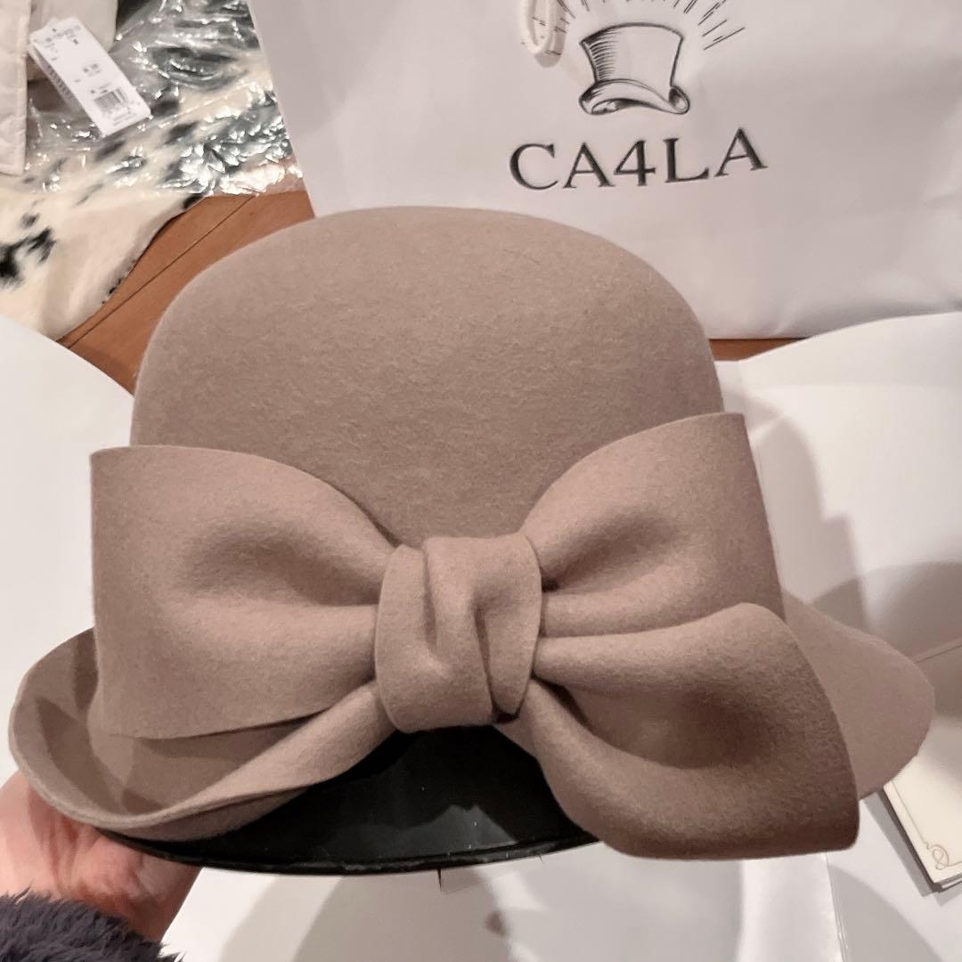 新品未使用CA4LA brulees3リボンハット カシラ - メルカリ